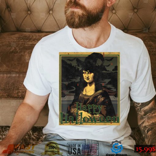 Happy Monalisa Halloween T Shirt