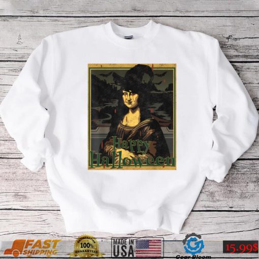 Happy Monalisa Halloween T Shirt