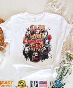 Horror Characters Its The Most Beautiful Time Of The Year Halloween Shirt