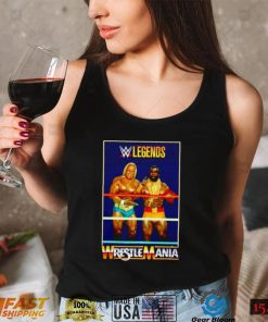 Hulk Hogan and Mr. T WWE Legends Wrestlemania shirt