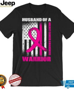Husband Of A Warrior Breast Cancer Awareness Support Squad T Shirt