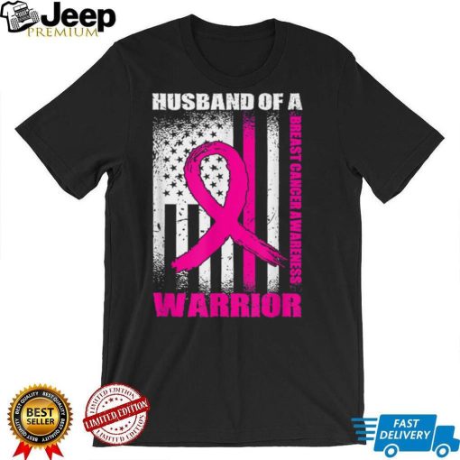 Husband Of A Warrior Breast Cancer Awareness Support Squad T Shirt