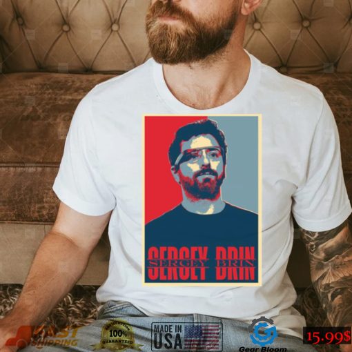 Portrait Of Sergey Brin shirt