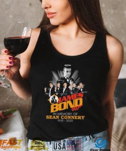 James Bond 007 In Memory Of Sean Connery 1930 2020 Signatures Shirt