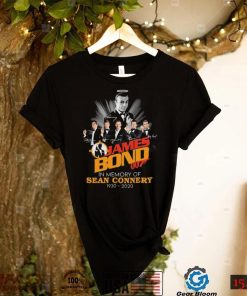 James Bond 007 In Memory Of Sean Connery 1930 2020 Signatures Shirt