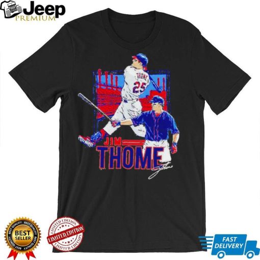 Jim Thome Cleveland Indians signature shirt