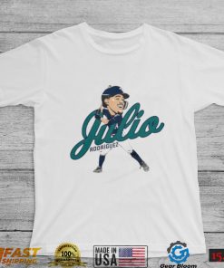 Julio Rodriguez Caricature Baseball Shirt