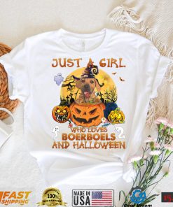 Just a Girl who loves Boerboel and Halloween Tee T Shirt