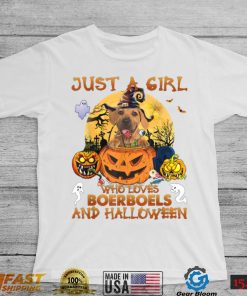 Just a Girl who loves Boerboel and Halloween Tee T Shirt