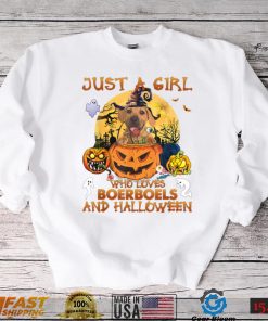 Just a Girl who loves Boerboel and Halloween Tee T Shirt