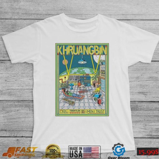 Khruangbin toronto Canada august 2 2022 with men I trust poster shirt