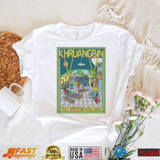 Khruangbin toronto Canada august 2 2022 with men I trust poster shirt