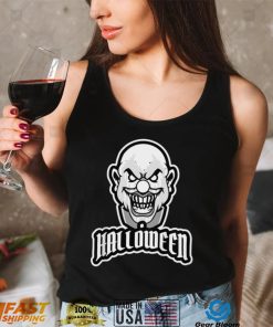 Kids Black Girls Halloween Shirt Bold Dude Halloween T Shirt