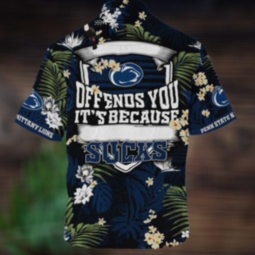 [LIMITED] Penn State Nittany Lions Summer Hawaiian Shirt And Shorts, With Tropical Patterns For Fans copy
