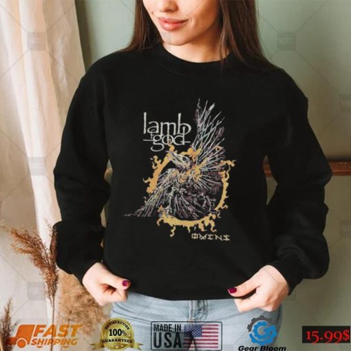 Lamb of god merch omens skeleton eagle shirt