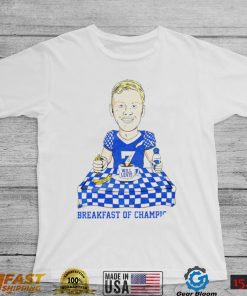 Kentucky Wildcats Will Levis Breakfast of Champions cartoon shirt