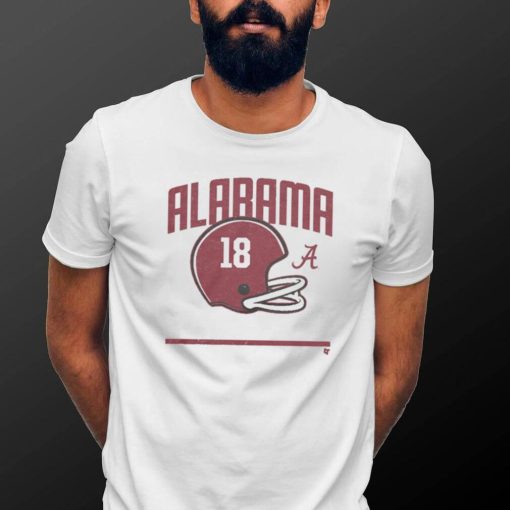 Alabama Crimson Tide Vintage Football Helmet Shirt
