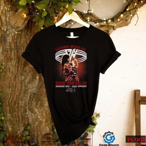 Legend Never Die Eddie Van Halen 1955 2020 Thanks For The Memories Shirt