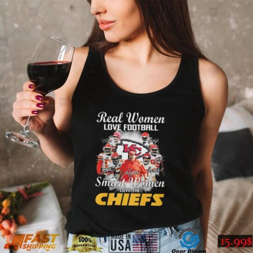 Len Dawson Real Women Love Football Smart Women Love The Chiefs Signatures shirt