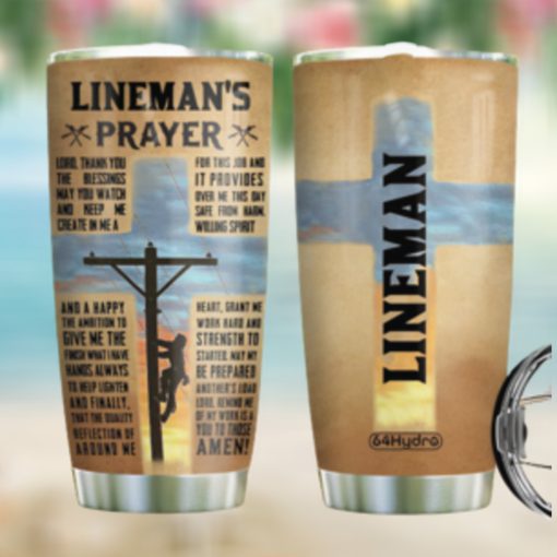 Lineman Faith KD2 MAL2711011 Stainless Steel Tumbler