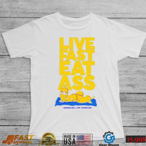 Live Fast Eat Ass Minions shirt