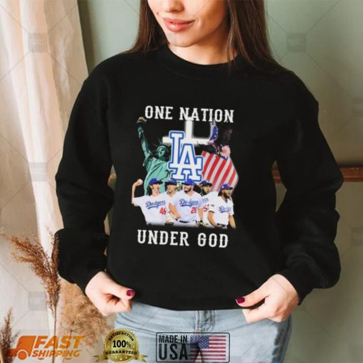 Los Angeles Dodgers One Nation Under God Dodgers Shirt