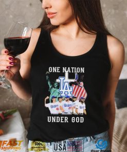 Los Angeles Dodgers One Nation Under God Dodgers Shirt