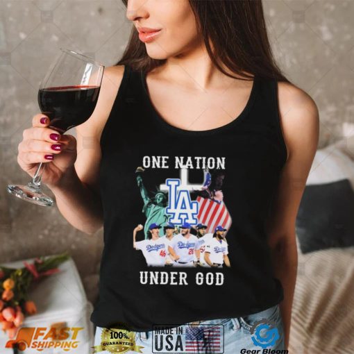 Los Angeles Dodgers One Nation Under God Dodgers Shirt