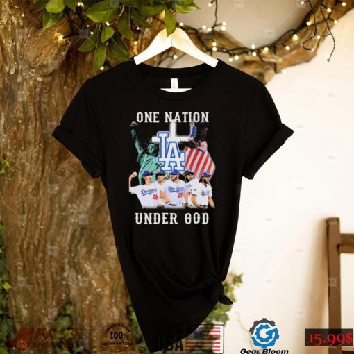 Los Angeles Dodgers One Nation Under God Dodgers Shirt