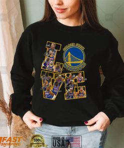 Love Golden State Warriors Team Signatures Shirt