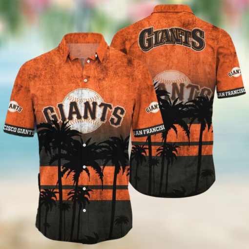 MLB San Francisco Giants New Design T shirt Hawaiian Shirt and Shorts