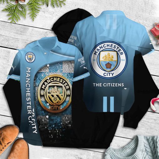 Manchester City 3D The Citizens Hawaiian Shirt