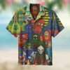 Vintage Chameleon Hawaiian Shirt  Tropical Jungle Forest With Lizard And Palm Leaves Hawaii Shirt removebg preview