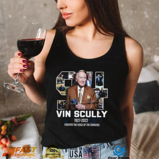 Memories It’s Time for Dodger Baseball LA Vin Scully 1927 2022 signatures shirt