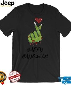 Men Women Love Heart Zombie Halloween Party Zombies T Shirt