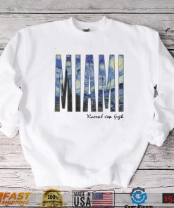 Miami Van Gogh Starry Night Art Vincent Van Gogh Painting Sweatshirt