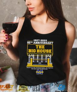 Michigan Wolverines 1997 2022 95th Anniversary The Big House Michigan Stadium Thank For The Championships Shirt