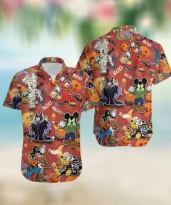 Mickey Mickey   Friends Orange Halloween For Beer Hawaii Shirt