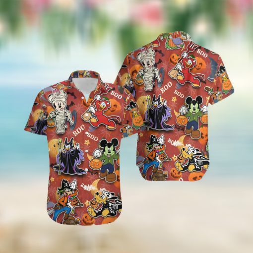 Mickey Mickey   Friends Orange Halloween For Beer Hawaii Shirt