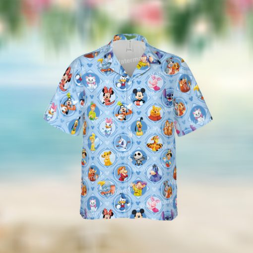 Mickey Mouse Donald Duck Disney Goofy Disney Aloha Hawaii Shirt