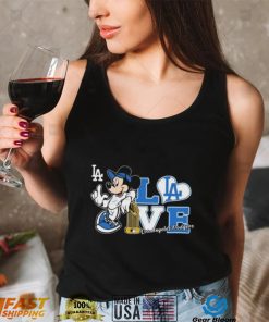 Mickey Mouse Love Los Angeles Dodgers Shirt