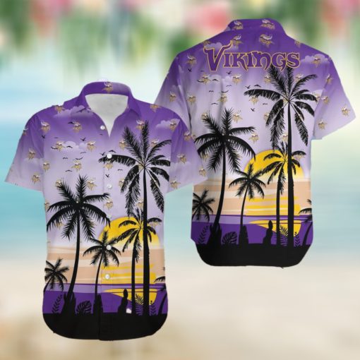 Minnesota Vikings Purple Hawaiian Shirt