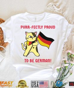 Cat with Germany flag Purr fectly proud to be German shirt