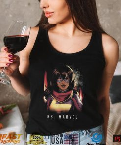 Ms. Marvel Comic Style Portrait T Shirt