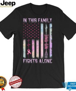 In This Family No One Fight Alone Breast Cancer Awareness T Shirt