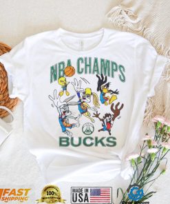 NBA Champs Bucks x Space Jam shirt