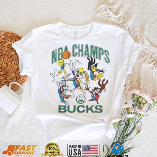 NBA Champs Bucks x Space Jam shirt