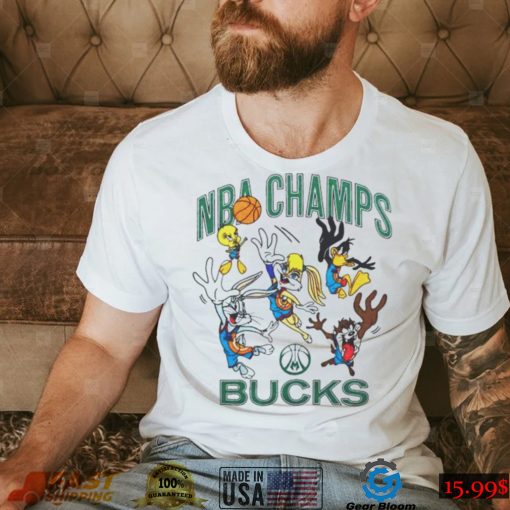 NBA Champs Bucks x Space Jam shirt