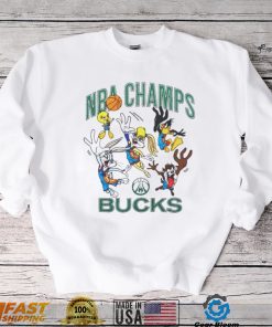 NBA Champs Bucks x Space Jam shirt