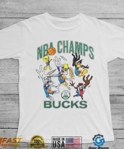 NBA Champs Bucks x Space Jam shirt